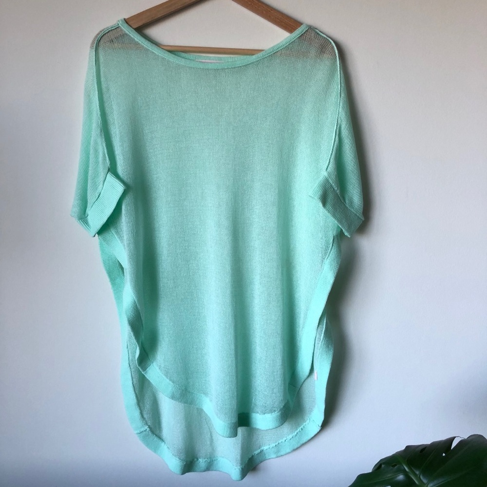 Victoria’s Secret Blue Knit Shirt / Coverup